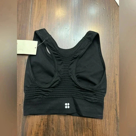 Sweaty Betty Stamina Workout Bra Black Size XS Seamless Activewear Workout Yoga - Picture 7 of 8